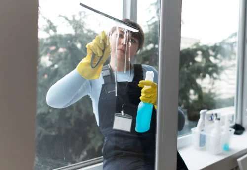 Nettoyage de vitres intérieures et extérieures à Vildé-Guingalan